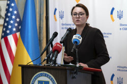 Пресс-конференция в посольстве Украины в Вашингтоне