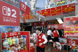 Nintendo's Switch 2 game console goes on sale in Tokyo