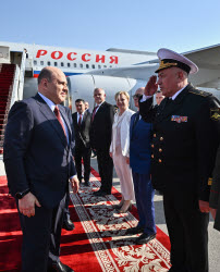 Russian PM Mishustin visits Tajikistan