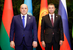 Russian PM Mishustin visits Tajikistan