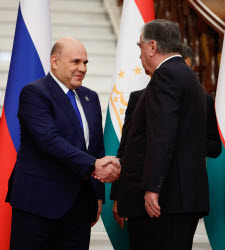Russian PM Mishustin visits Tajikistan
