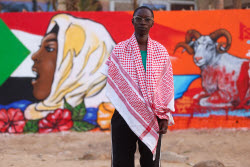 Senegal artists protest Israel's so-called livestock donation with murals