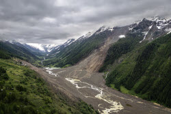 Aftermath of Birch Glacier collapse in Switzerland
