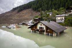 Aftermath of Birch Glacier collapse in Switzerland