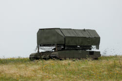 Russian Solntsepyok and Tosochka heavy flamethrower system crews in combat training in Saratov Region