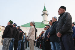 Празднование Курбан-байрама в Казани