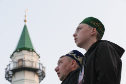 Празднование Курбан-байрама в Казани