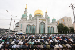 Празднование Курбан-байрама в Москве