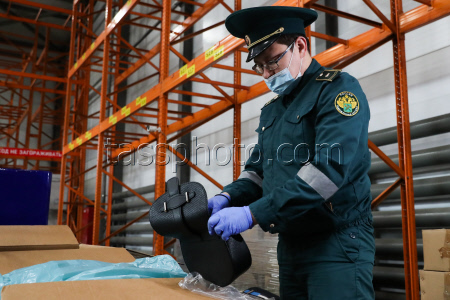 Oktyabrsky customs point in Yekaterinburg amid COVID-19 pandemic