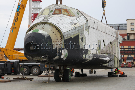 Buran spaceplane in Sverdlovsk Region, Russia