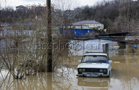 Flash flooding in Sochi