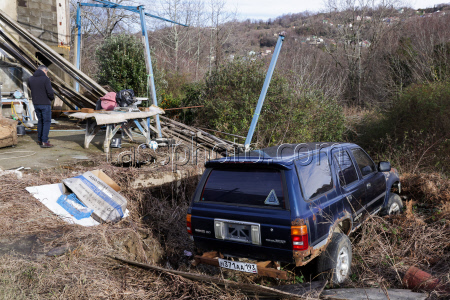 Landslide occurs after heavy rains in Sochi