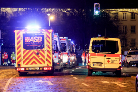 At least one dead and dozens injured after car driven into crowd at German Christmas market