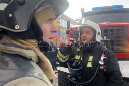 Explosion starts shopping centre fire in Vladikavkaz