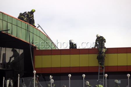 Explosion starts shopping centre fire in Vladikavkaz