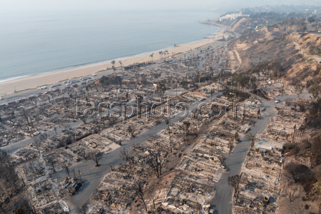 Destruction Throughout Pacific Palisades In Aftermath Of Wildfire