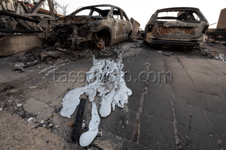 Destruction Throughout Pacific Palisades In Aftermath Of Wildfire
