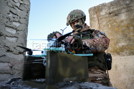 Russian troops use drones in special military operation zone