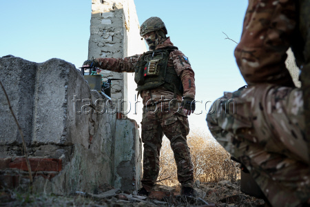 Russian troops use drones in special military operation zone