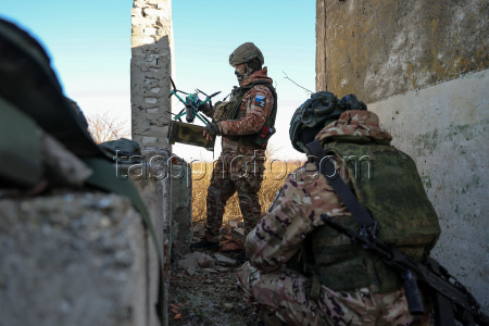 Russian troops use drones in special military operation zone