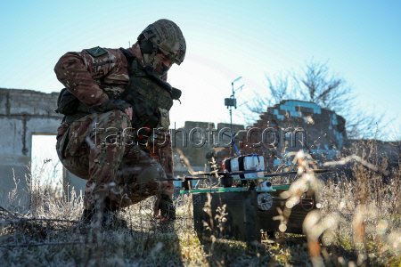Russian troops use drones in special military operation zone