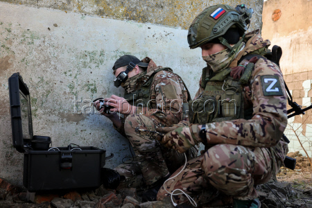 Russian troops use drones in special military operation zone