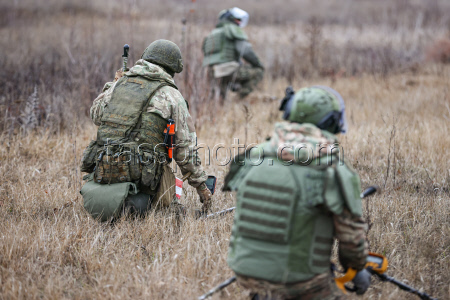 Southern Military District sappers involved in special military operation