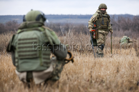 Southern Military District sappers involved in special military operation