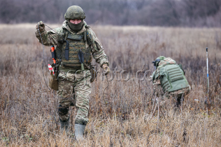 Southern Military District sappers involved in special military operation