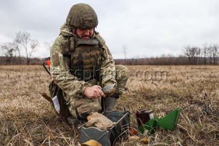 Southern Military District sappers involved in special military operation