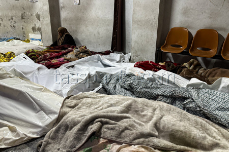 Damage from Israeli strike on Gaza Strip