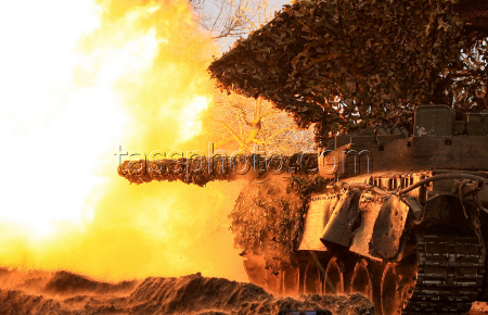 Russian tank crew deployed in zone of special military operation