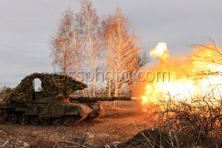 Russian tank crew deployed in zone of special military operation