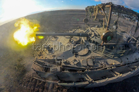 Russian Army BMP-3 vehicle crews undergo training in Kherson Region