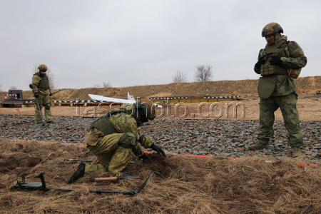 Подготовка военнослужащих инженерно-саперного соединения в Ростовской области