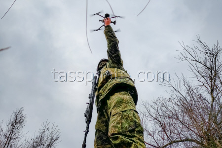 Sappers with Dnepr Group of Forces in Kherson Region, Russia
