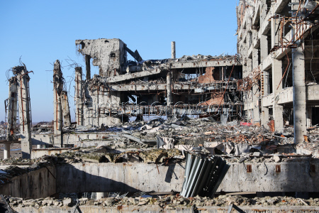 Ruins of Donetsk International Airport