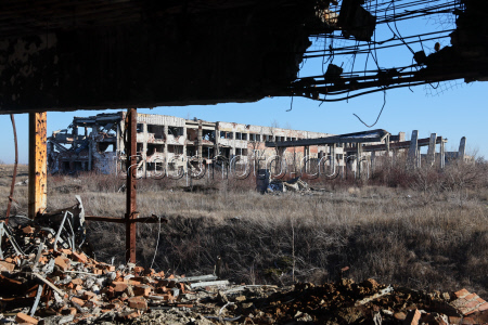 Ruins of Donetsk International Airport