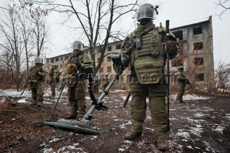 Engineer battalion deployed in Donetsk People's Republic
