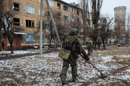 Engineer battalion deployed in Donetsk People's Republic