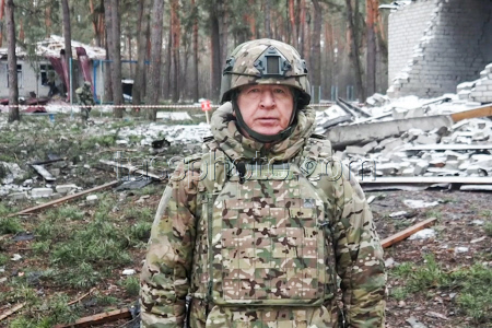 Servicemen receive decorations on Russian Engineer Troops Day