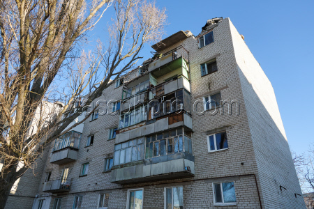 Последствия обстрелов Токмака 