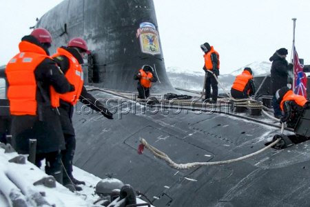 Russian nuclear-powered submarine Arkhangelsk arrives in Zaozyorsk