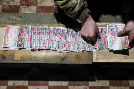 Firing leaflet shells in special military operation zone