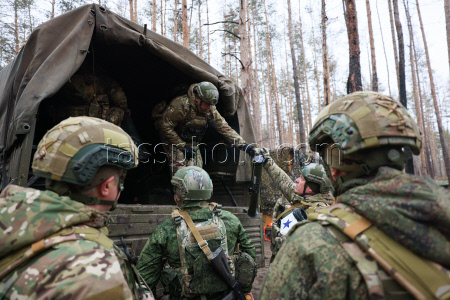 Российские военнослужащие на краснолиманском направлении СВО