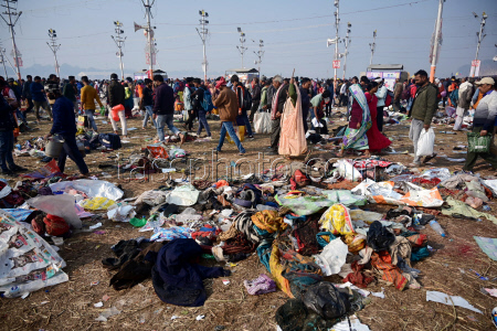Stampede during India's Kumbh Mela religious festival