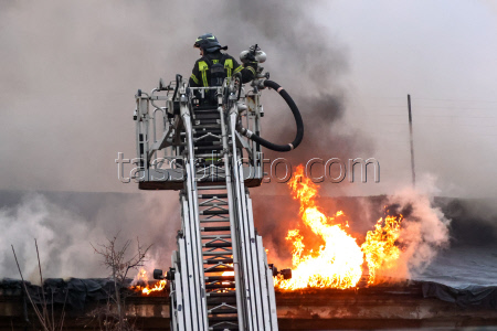 Fire in northwestern Moscow