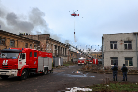 Fire in northwestern Moscow