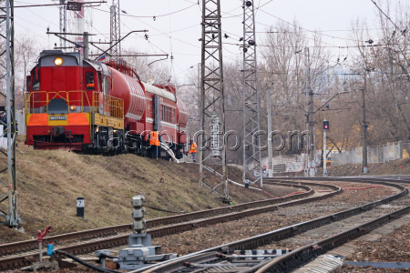 Fire in northwestern Moscow