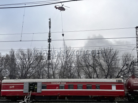 Fire in northwestern Moscow